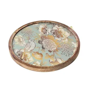 Muestra gratis respetuosa con el medio ambiente, bandeja recubierta de esmalte multiusos, mango de madera, apto para lavavajillas, utensilios de cocina ligeros seguros para alimentos - Product Image 1