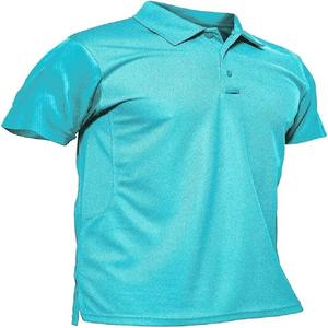 Polo de golf tactique de performance personnalisé pour hommes, maillot piqué 100% coton, manches courtes anti-rides - Product Image 2