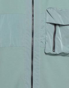 Veste coupe-vent personnalisée pour homme, fine, 100 % polyester, effet froissé, respirante, imperméable, pour le sport, les activités de plein air, décontractée, grandes tailles, en nylon - Product Image 4