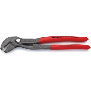 For KNIPEX Spring Band <b>Clamp</b> Pliers 250 mm Overall Length 70 mm Max Capacity 25 Settings Plastic Coated - Product Image 1