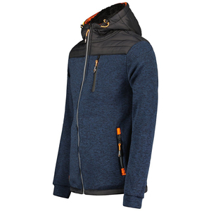 Men's Lightweight Polar Fleece <b>Jacket</b> for Outdoor Mountain <b>Hiking</b> Waterproof & Breathable Winter Warmth with Front Letter Design - Product Image 3