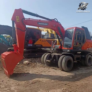 Excavatrice d'occasion Doosan DX150, marque coréenne d'origine, 15 tonnes, excavatrice moyenne, excavatrice à roues de chantier, taille moyenne - Product Image 6