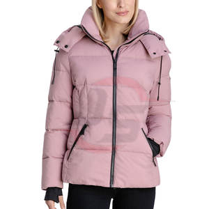 Custom-Size Women's Winter Puffer Jackets Breathable Knitted Winter Wear for Adults - Product Image 1