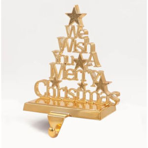 Soporte de media de Metal de la más alta calidad, colgador de soporte de árbol de Navidad dorado para la decoración de Navidad más vendida, ganchos de media - Product Image 5