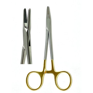 Controlador de soporte de aguja Mayo Hegar alemán Premium, controlador de aguja de acero inoxidable de grado quirúrgico de 5 pulgadas, instrumentos médicos dentales - Product Image 1