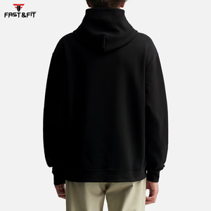 Sudadera con capucha de lana para hombre de alta calidad diseñada a medida con impresión digital de logotipo para invierno - Product Image 4