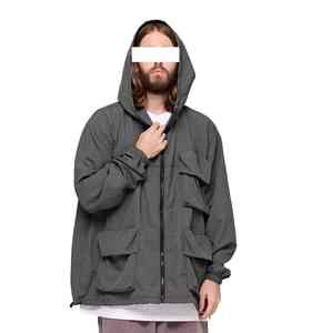 Chaqueta cortavientos para hombre, primavera de camuflaje recubierta, impermeable y resistente al viento con logotipo frontal, envío gratis - Product Image 2