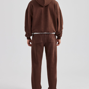 Survêtements évasés amples ajustés délavés vintage personnalisés survêtements légers d'entraînement de pullover imprimés en gros - Product Image 5