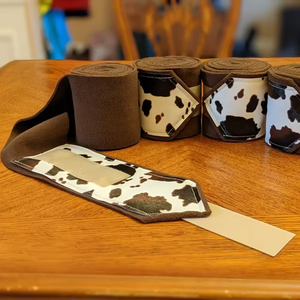 Bandages en polaire équestre pour protéger les jambes des chevaux blessés, produit de soin équestre, fournisseur en gros - Product Image 1