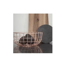 Cuenco de cobre decorativo para la cocina, cesta de almacenamiento de frutas, para la sala de estar, vajilla de desayuno, última pieza - Product Image 3