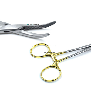 Fórceps de arteria TC de acero inoxidable de alta calidad, instrumento quirúrgico curvo con insertos de carburo de tungsteno con embalaje personalizado - Product Image 4