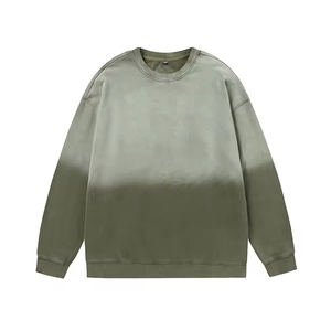 Nueva Sudadera de cuello redondo con lavado ácido, manga larga, vintage, 360 GSM, algodón, sudaderas personalizadas de gran tamaño para hombres, ropa para hombres a la venta - Product Image 3