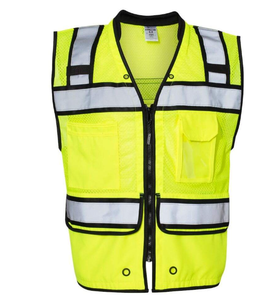 Gilet de sécurité pour hommes et femmes réfléchissant et lumineux pour la visibilité sur les lieux de travail vendu en grande quantité pour moins - Product Image 2