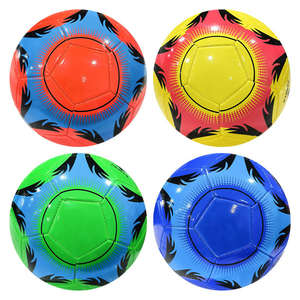 Balón de fútbol barato promocional de Pvc de 1,6 Mm de espesor, listo para enviar, sin marcas, mezcla de colores y diseño, balón de fútbol/fútbol - Product Image 6
