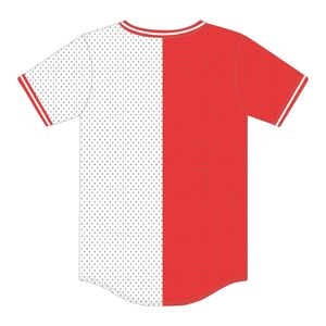 Maglietta personalizzata KAP metà e metà Pullover da Baseball maglia 100% maglia maglia poliestere Fraternity con loghi Applique ricamati - Product Image 3