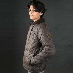 Chaqueta Utilitaria Acolchada de Alta Calidad, Ligera, Unisex, Color Mocha, con Cuello Camisero, Cálida, Transpirable, para Invierno, Funcional, 2026 - Product Image 1
