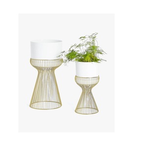 Maceta de Metal de aspecto moderno para decoración del hogar, producto de alta calidad, florero de latón Real - Product Image 4