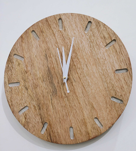 Wood Wall <b>Clock</b> Hot Selling <b>Sale</b> Christmas Gift Wooden Wall Hanging Antique Wooden Decorative Wall <b>Clock</b> Quartz - Product Image 3