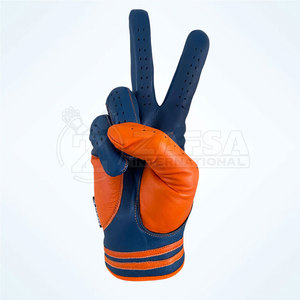 Fashion-Designed Right Hand Golf <b>Gloves</b> Cabretta Genuine <b>Leather</b> Non-Slip Plus Size Customized Color Logo High Quality for - Product Image 4