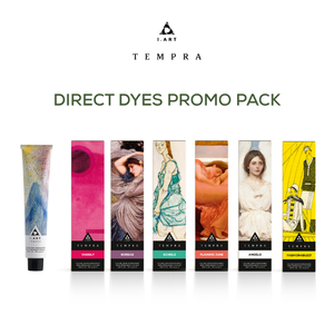 Paquete de Muestras de Crema de Color Temporal para el Cabello I.ART Premium de SALON PROFESSIONAL, 6 Tonos, Opción Permanente 2 - Product Image 3