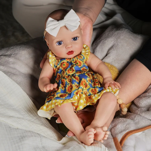Babeside 12-inch Mini oyuncak 100% el yapımı gerçekçi silikon bebek bebek ikizler yumuşak moda bebekler ile tam vücut - Product Image 4