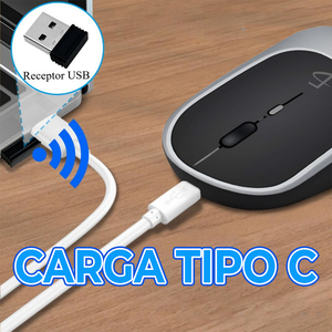 Souris optique Bluetooth double mode, mini, ergonomique, rétroéclairée, style 4D, pour droitier, USB pour PC portable et ordinateur de bureau, sur batterie - Product Image 6