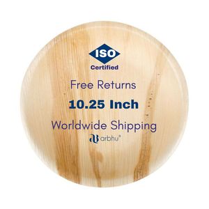 Top Listed Eco-Friendly Biodegradable Wood Cutlery Disposable Areca Palm Leaf Food Serving Natural Bamboo <b>Plates</b> Dishes - Product Image 1