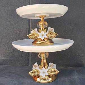 Diseño más vendido y soportes decorativos para pasteles de tendencia artesanal fabricante y exportador de Metal para fiestas de India con alta calidad - Product Image 1