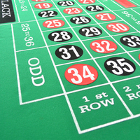 Table à Roulette pliable de Casino entièrement personnalisable avec du bois lourd de qualité. Tous les Types de personnalisation sont acceptés