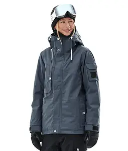 最低价格可持续用品热卖光滑透气休闲用法定制设计男士滑雪夹克