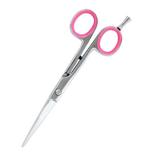 กรรไกรช่างตัดผมสแตนเลสสำหรับร้านเสริมสวยมืออาชีพที่ขายดีที่สุดตัดได้อย่างแม่นยำผมบางใบมีดคมมือซ้าย - Product Image 3