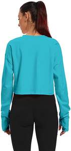 เสื้อฮู้ดแบบสวมหัวของผู้หญิงเสื้อครอปมีฮู้ดเสื้อครอปแฟชั่น - Product Image 4