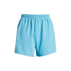 Shorts en tissu éponge pour femmes de qualité supérieure, couleur personnalisée, design élégant d'été, prix bas, tendance, séchage rapide, respirant, poches latérales - Product Image 1