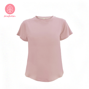 Camisetas de Yoga de manga corta simples ropa deportiva de yoga Mukasa - Product Image 5