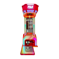 Machine de frappe à monnayeur style arcade, version vidéo de kickboxing, enregistrement des combinaisons de coups de poing et de kick, test de force, modèle Iron, garantie 1 an