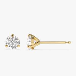 VVS2 D Clarity Luxury Lab Diamonds 1,0-4.0cts 14KT Martini Setting Round Lab Grown Diamond Studs Mujeres Nupcial Studs al por mayor - Product Image 4