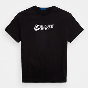 T-shirt de fitness 100% coton avec impression de logo personnalisé pour hommes T-shirt de qualité supérieure surdimensionné 230 GSM à séchage rapide avec col rond de GLOVES City - Product Image 3