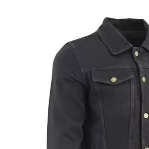 Veste en jean pour hommes sur mesure vêtements d'extérieur anti-rides poids léger vente à chaud veste en jean pour homme avec un matériau durable - Product Image 5