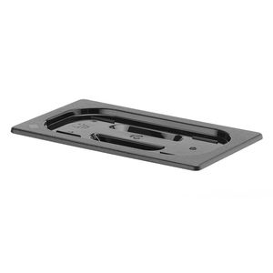 Coperchio Gastronorm Nero GN 1/4 HENDI 265x162mm per Contenitori e Conservazione Alimenti - Product Image 1