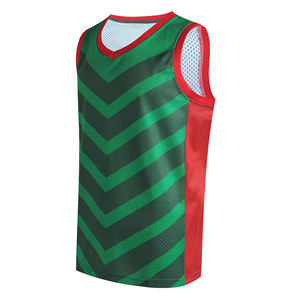 Professionnel pas cher prix personnalisé sublimé maillots de basket-ball respirant séchage rapide sans manches été 2025 en gros - Product Image 1