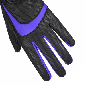 Top qualité 2025 professionnel fabrique des gants d'équitation en cuir de couleur bleu noir derniers gants d'équitation conçus - Product Image 5