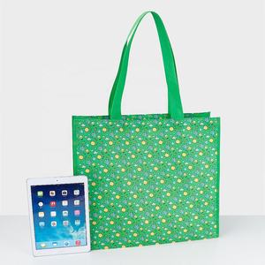 Bolsa de Compras de Tela No Tejida con Cierre de Botón y Gancho - Product Image 1