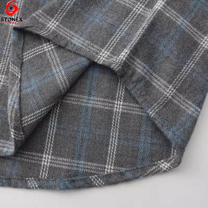 <b>Men's</b> <b>Flannel</b> Plaid <b>Shirts</b> Long Sleeve Custom Wholesale OEM Service <b>Men</b> <b>Flannel</b> Button Down <b>Shirt</b> Casual Cotton - Product Image 4