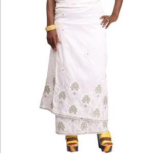 Los mejores precios de los fabricantes de exportación directa para vestido de envoltura Dashiki George tradicional africano hecho a mano, tocado africano de verano - Product Image 4