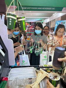 Portavasos de bambú natural para llevar, portador de bebidas ecológico al por mayor - Product Image 5