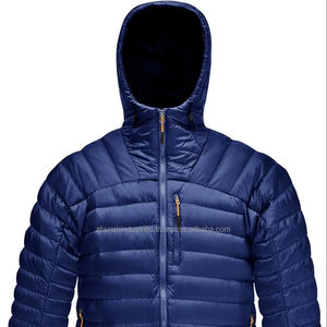 Venta al por mayor de los hombres de la chaqueta de plumón Packable Puffer Chaqueta resistente al agua con capucha aislada ligera al aire libre - Product Image 1