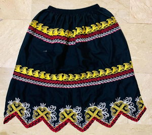 High Quality Custom Personalized Polynesian Hawaiian Beach Wear Floral Embroidered Pohnpei <b>Skirt</b> Breathable Eco-Friendly <b>Skirts</b> - Product Image 1