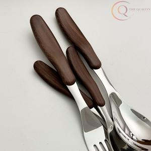 Juego de Cubiertos de Madera Reutilizables y Sostenibles, Duraderos, Resistentes al Calor, Aptos para Lavavajillas, para Uso en el Hogar, Campamentos y Picnics - Product Image 5