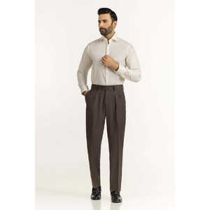 Chemises décontractées modernes pour hommes, anti-plis, en popeline 100 % coton, pour le printemps, modèle FS-LAF25-329, chemises habillées - Product Image 5