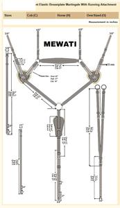 Pechera Elástica para Caballo de Cuero Curtido Vegetal de Cinco Puntos con Herrajes de Acero Inoxidable, Tallas Personalizadas para un Ajuste Óptimo - Product Image 6